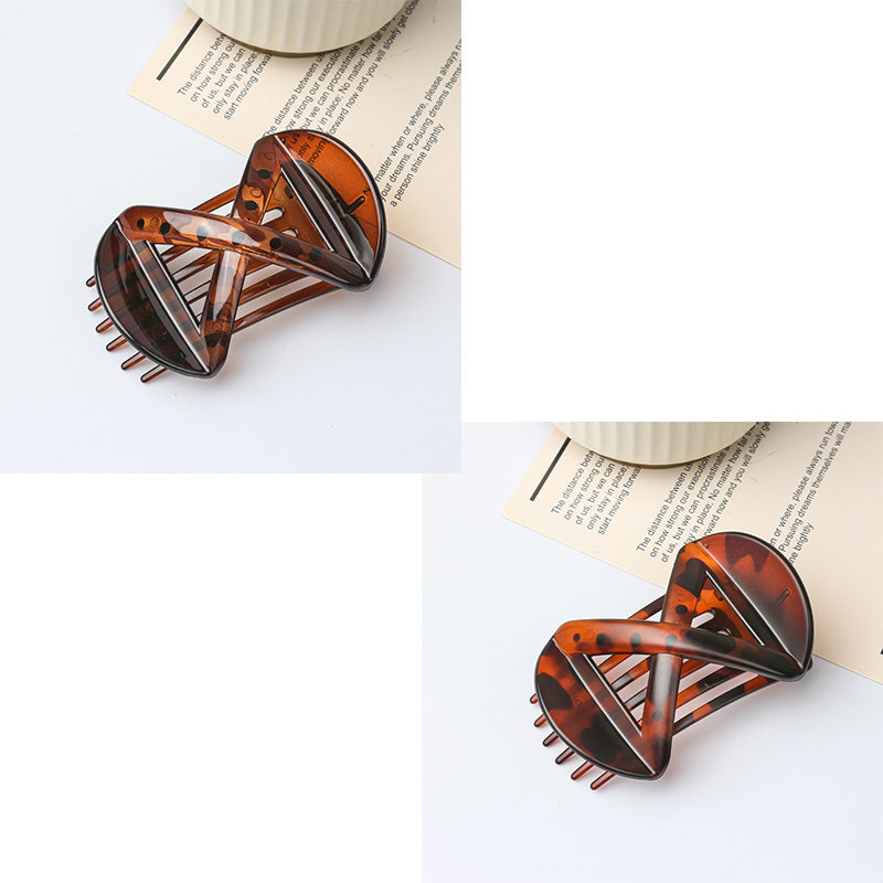 Figure-Eight Hold Hair Jaw Clip for Women