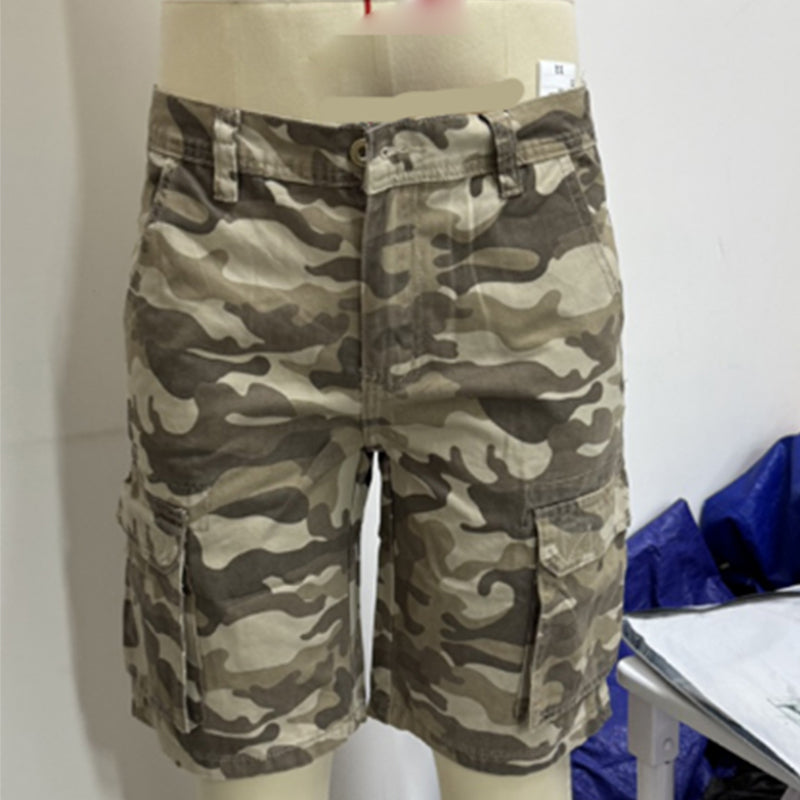 📢📢50% OFF !! ⏰ Men's Multi-Pocket Camo Cargo Shorts