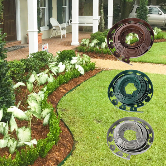 ⏳Time-Limited Special⏰10M Landscape Edging Plastic Roll with 30 PCS  Spikes