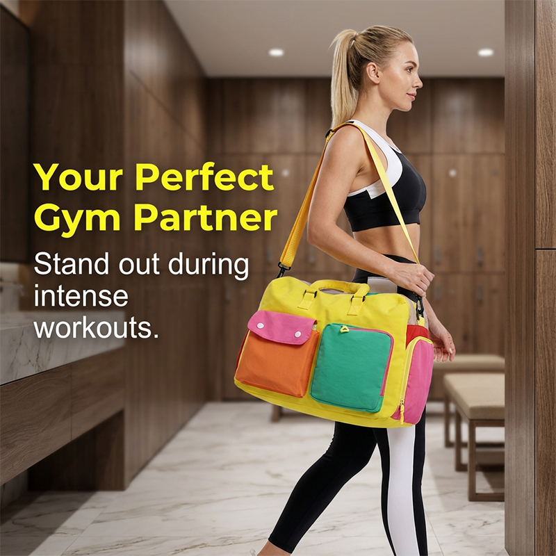 🏆LAST DAY SALE 50% OFF🔥Casual Color Block Overnight Bag