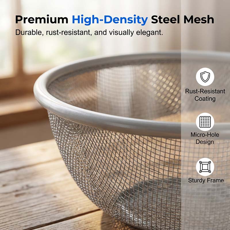 Fruits Bowl Basket Apple Shape Mesh with lid Tabletop Vegetable Holder Keep Unwanted Pets & Insects Out Kitchen Dishwashing Drain Basket