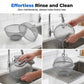 Fruits Bowl Basket Apple Shape Mesh with lid Tabletop Vegetable Holder Keep Unwanted Pets & Insects Out Kitchen Dishwashing Drain Basket