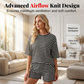 Women's Striped Knit Lounge Set