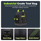 Heavy-Duty Multi-Compartment Tool Bag Backpack