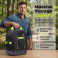 Heavy-Duty Multi-Compartment Tool Bag Backpack