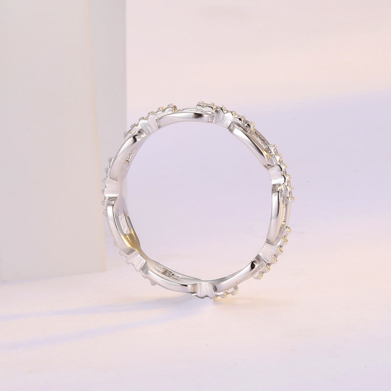 🎁New Arrival 50% OFF💥Interlocking Chain Link Eternity Ring