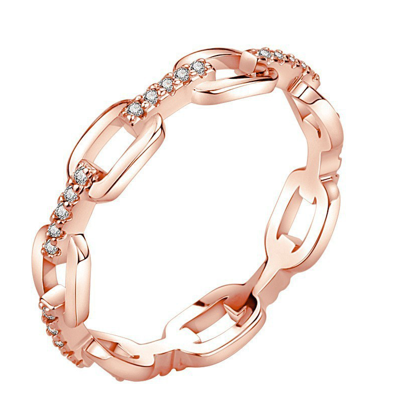 🎁New Arrival 50% OFF💥Interlocking Chain Link Eternity Ring