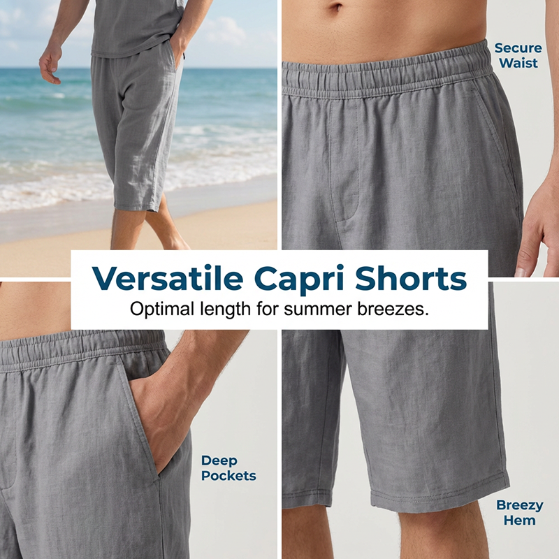 💥 50% OFF 👚Men's Linen Shirt and Casual Pants Set