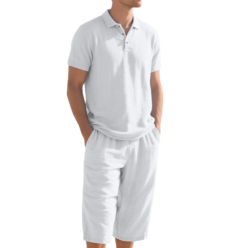 💥 50% OFF 👚Men's Linen Shirt and Casual Pants Set