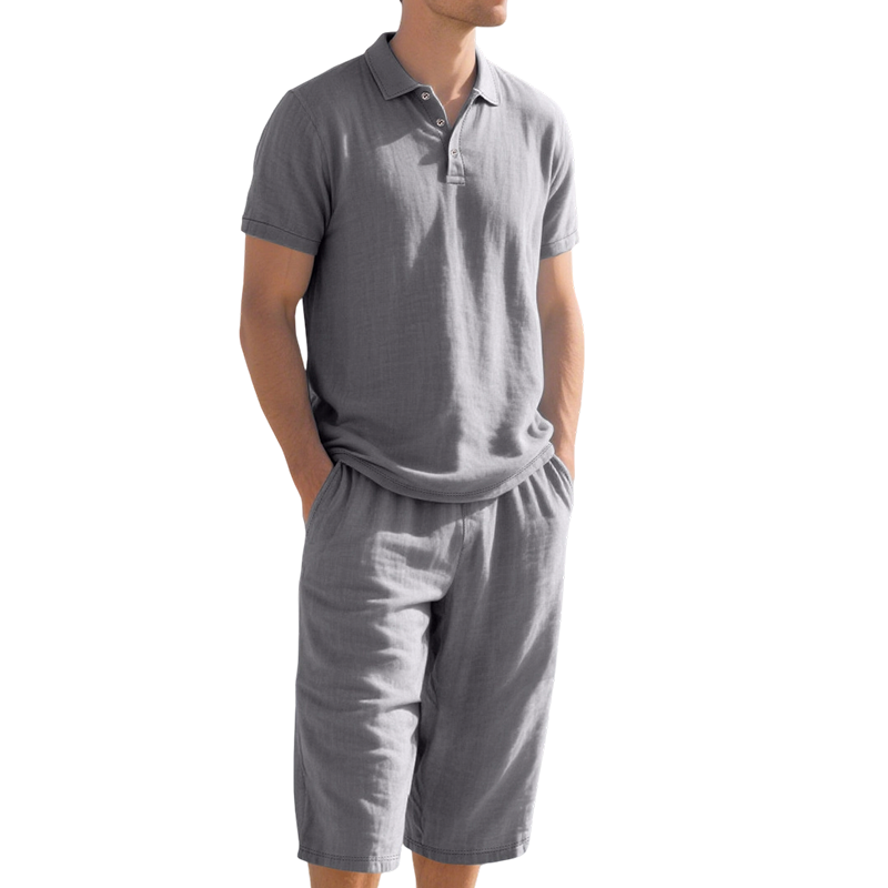 💥 50% OFF 👚Men's Linen Shirt and Casual Pants Set