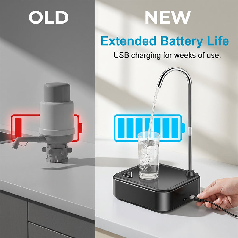 💧 Save 50%! ⚡ Electric Water Bottle Pump – Portable, rechargeable & easy‑use ✨