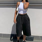 👖New Arrival 50% OFF💥Wide Leg Denim Shorts – drawstring waist, loose fit, lightweight – ideal for beach, city & everyday wear. 💨🌸