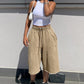 👖New Arrival 50% OFF💥Wide Leg Denim Shorts – drawstring waist, loose fit, lightweight – ideal for beach, city & everyday wear. 💨🌸