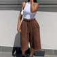 👖New Arrival 50% OFF💥Wide Leg Denim Shorts – drawstring waist, loose fit, lightweight – ideal for beach, city & everyday wear. 💨🌸