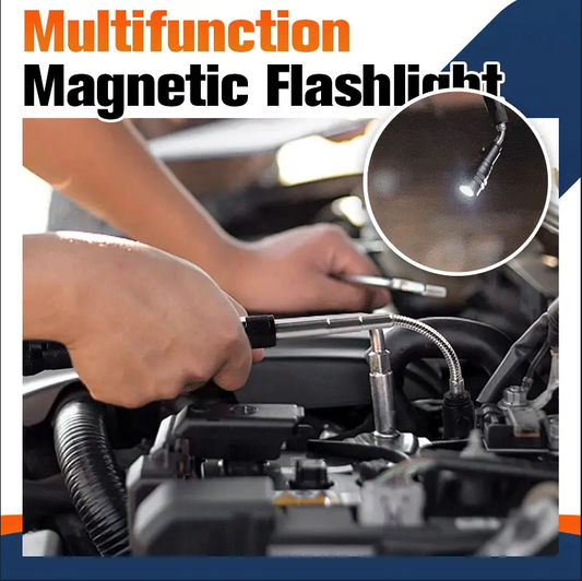📢📢49% OFF !! ⏰Multifunctional Magnetic Telescopic Flashlight