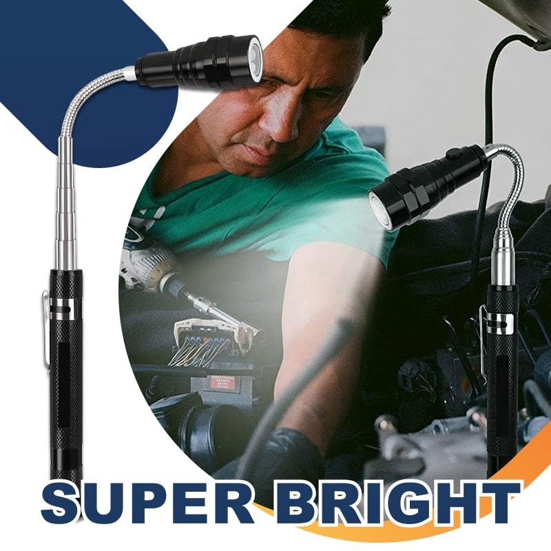 📢📢49% OFF !! ⏰Multifunctional Magnetic Telescopic Flashlight
