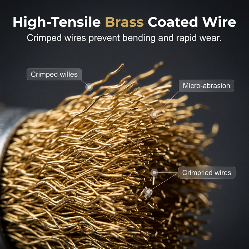Wire Brush Wheel Set for Drill