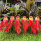 12 PCS Artificial Feathered Birds with Clips