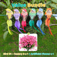 12 PCS Artificial Feathered Birds with Clips