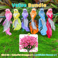 12 PCS Artificial Feathered Birds with Clips