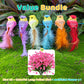 12 PCS Artificial Feathered Birds with Clips
