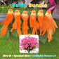 12 PCS Artificial Feathered Birds with Clips
