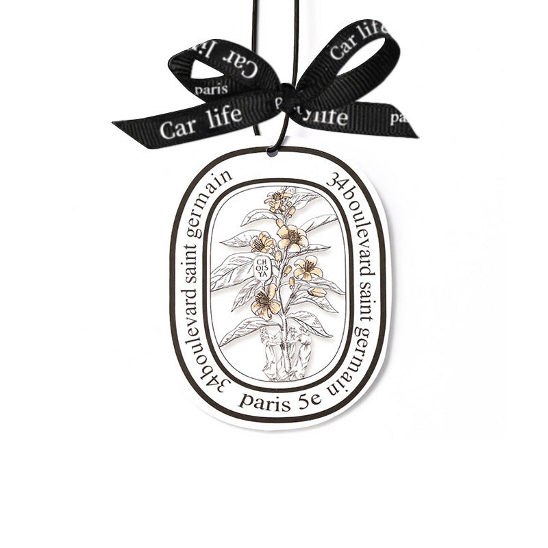 Hanging Car Air Freshener Scent Card
