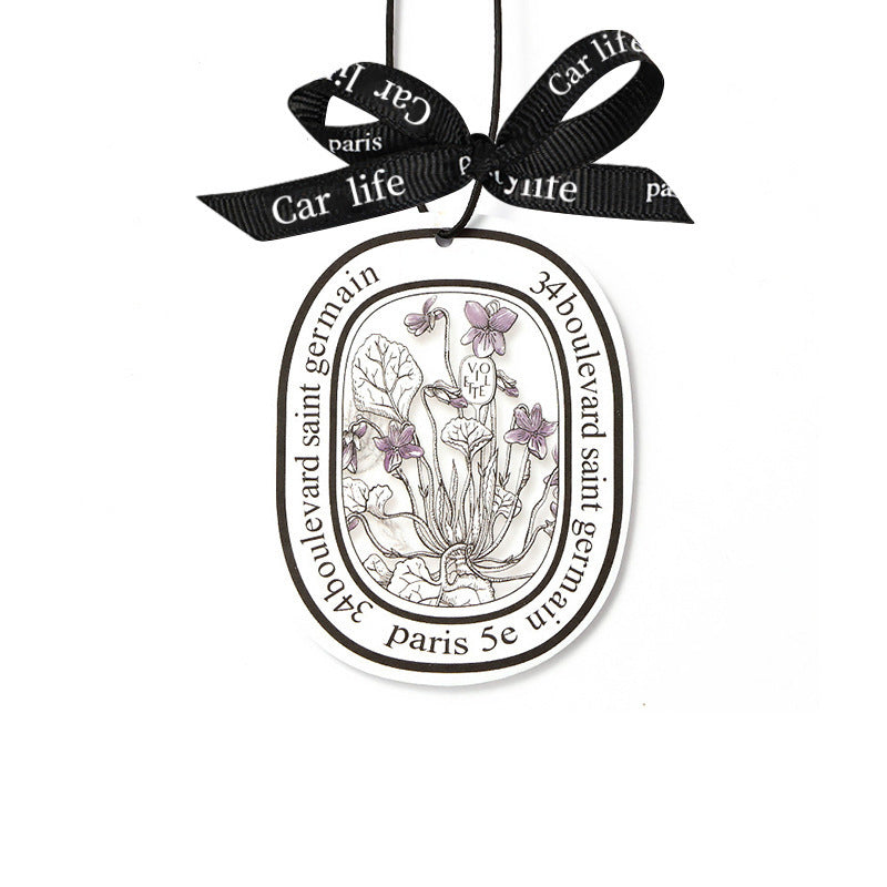 Hanging Car Air Freshener Scent Card
