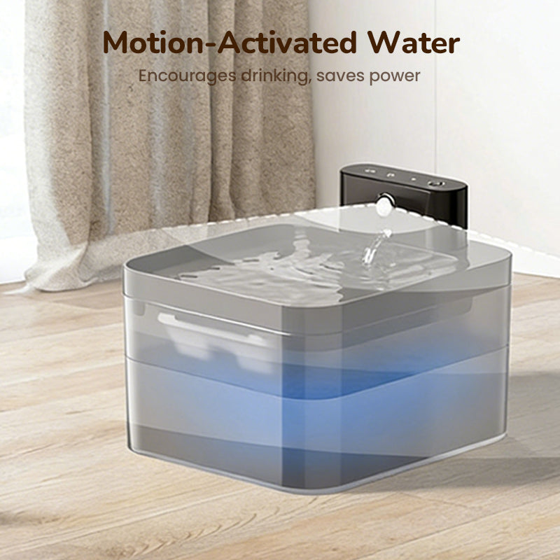 Smart Motion-Sensing Cat Water Fountain