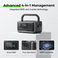 ⚡Portable Power Station, 256Wh LiFePO4 Battery, 300W (Max 600W) Solar Generator, <20 ms UPS, 100W USB-C Output, 3,000 Charge Cycles—For Camping, Outdoor Activities, Travel, Emergencies, Gamers, and Festivals