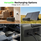 ⚡Portable Power Station, 256Wh LiFePO4 Battery, 300W (Max 600W) Solar Generator, <20 ms UPS, 100W USB-C Output, 3,000 Charge Cycles—For Camping, Outdoor Activities, Travel, Emergencies, Gamers, and Festivals
