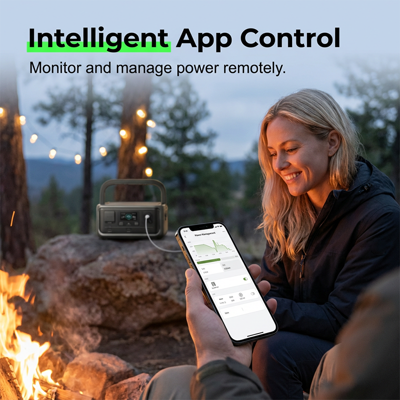⚡Portable Power Station, 256Wh LiFePO4 Battery, 300W (Max 600W) Solar Generator, <20 ms UPS, 100W USB-C Output, 3,000 Charge Cycles—For Camping, Outdoor Activities, Travel, Emergencies, Gamers, and Festivals