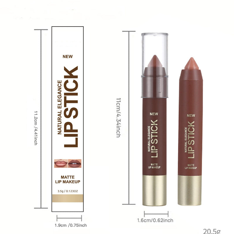 🎉 LIMITED TIME 50% OFF! 💄 Long-Lasting Matte Lip Crayon for Women – 2-in-1 Liner & Lipstick – Hydrating, Non-Drying & Precision Triangular Tip – 6 Colors ✨