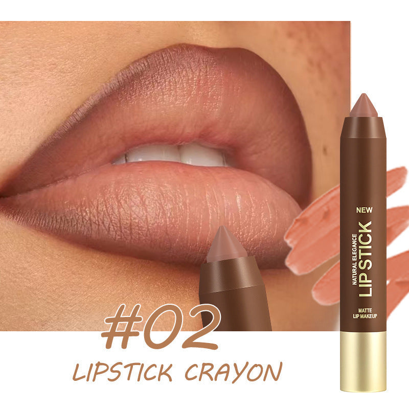 🎉 LIMITED TIME 50% OFF! 💄 Long-Lasting Matte Lip Crayon for Women – 2-in-1 Liner & Lipstick – Hydrating, Non-Drying & Precision Triangular Tip – 6 Colors ✨