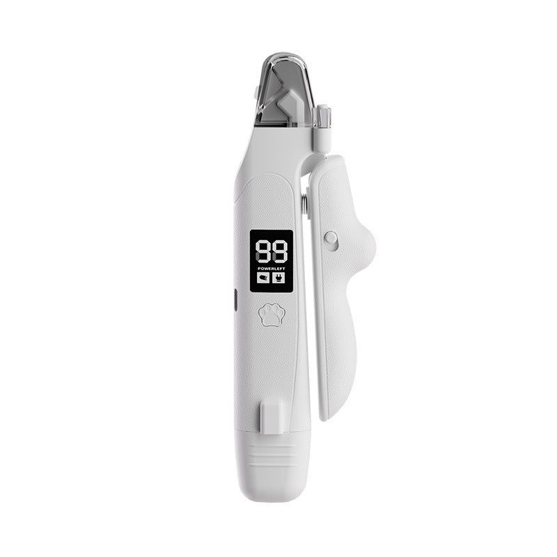 🐾 LIMITED‑TIME 50% OFF! 💥 2‑in‑1 LED Pet Nail Clipper & Grinder – Bloodline‑Light, LCD Display, Anti‑Splash ✨