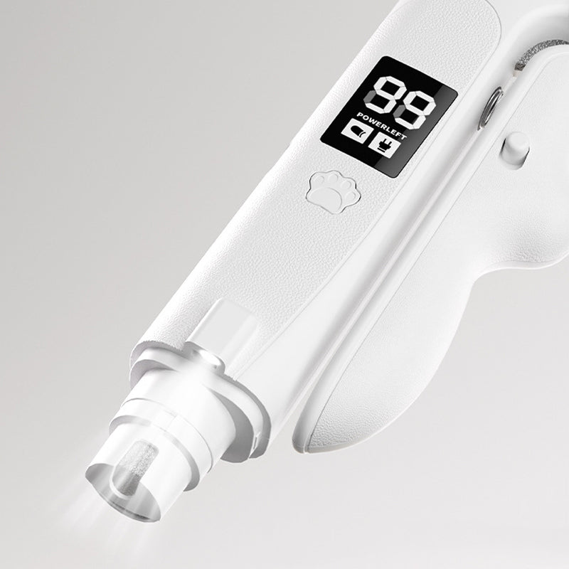 🐾 LIMITED‑TIME 50% OFF! 💥 2‑in‑1 LED Pet Nail Clipper & Grinder – Bloodline‑Light, LCD Display, Anti‑Splash ✨