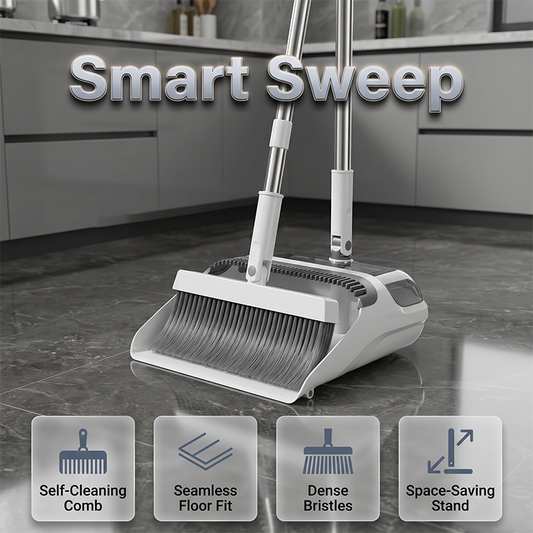 Broom & Dustpan Set 🧹 Sweep, Click & Tidy – A Neat Little Duo for Everyday Messes ✨