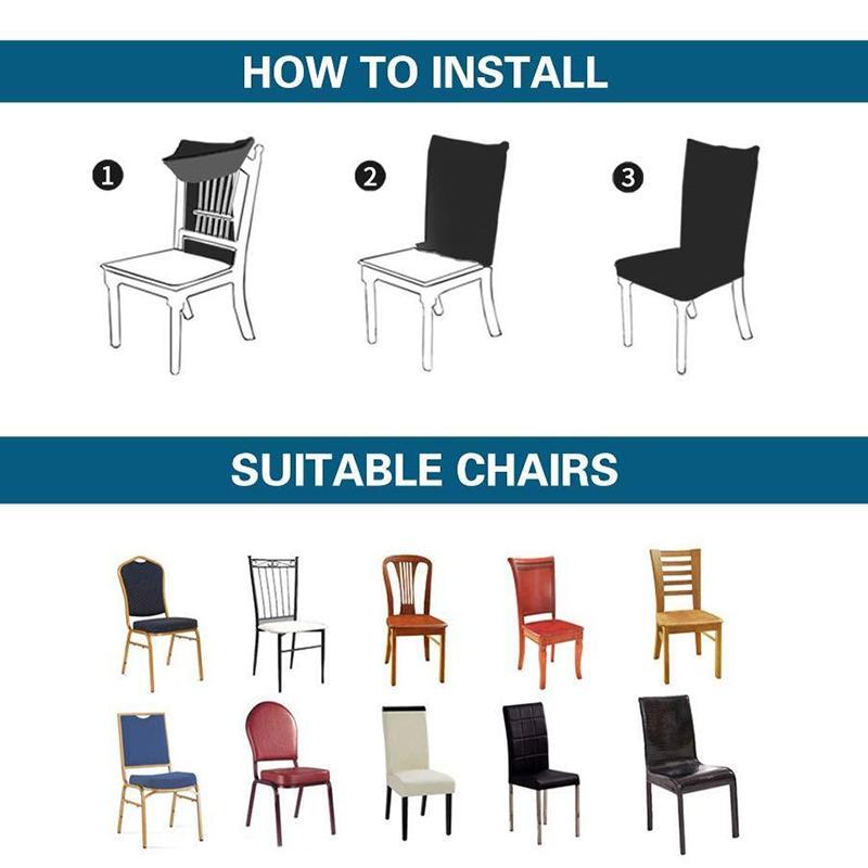 🪑 Save 50%! 🛡️ Waterproof Stretchy Chair Covers – Elastic fit & easy-clean ✨