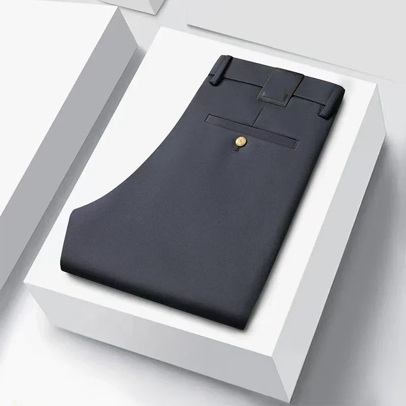 📢📢50% OFF !! ⏰Men's High-Stretch Straight-Leg Pants