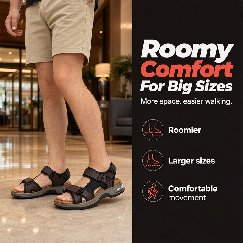 📢📢50% OFF !! ⏰Men’s Air Cushion Sports Sandals