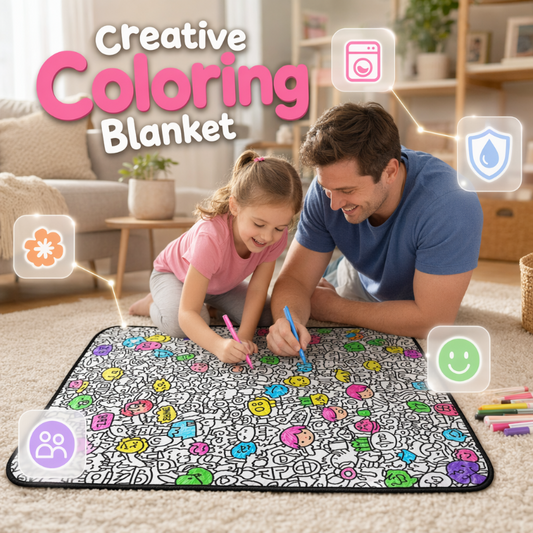 Family Bonding DIY Drawing Blanket