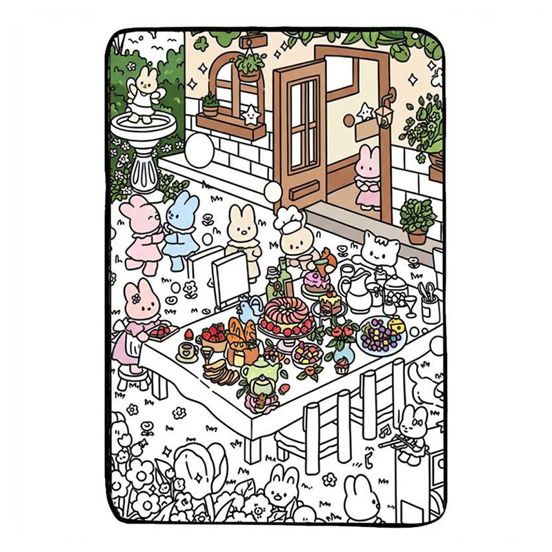 Family Bonding DIY Drawing Blanket