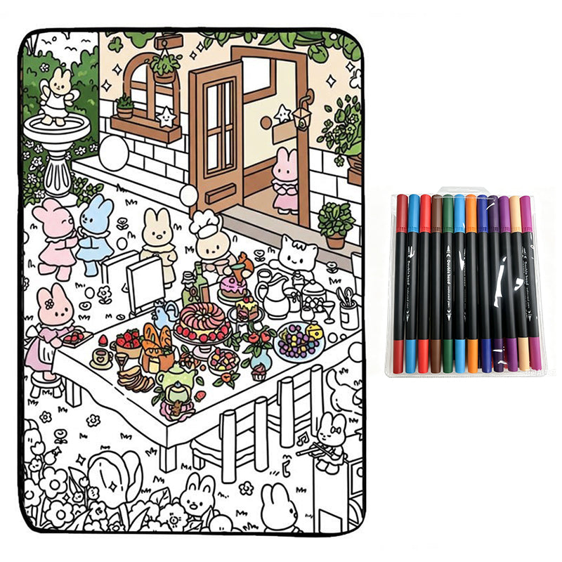 Family Bonding DIY Drawing Blanket