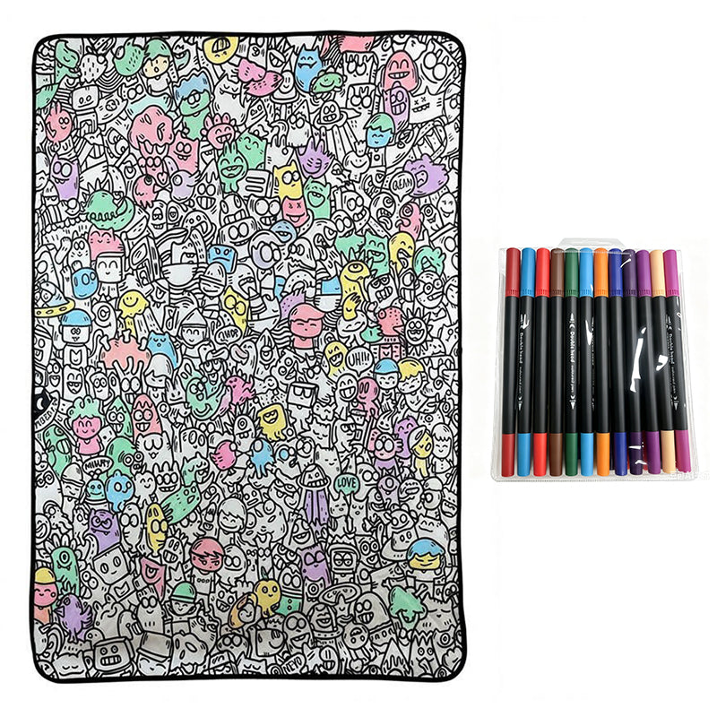 Family Bonding DIY Drawing Blanket