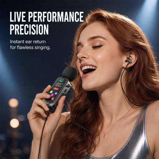 📢📢50% OFF !! ⏰Bluetooth Karaoke Headset with Secure Collar Spring Clip