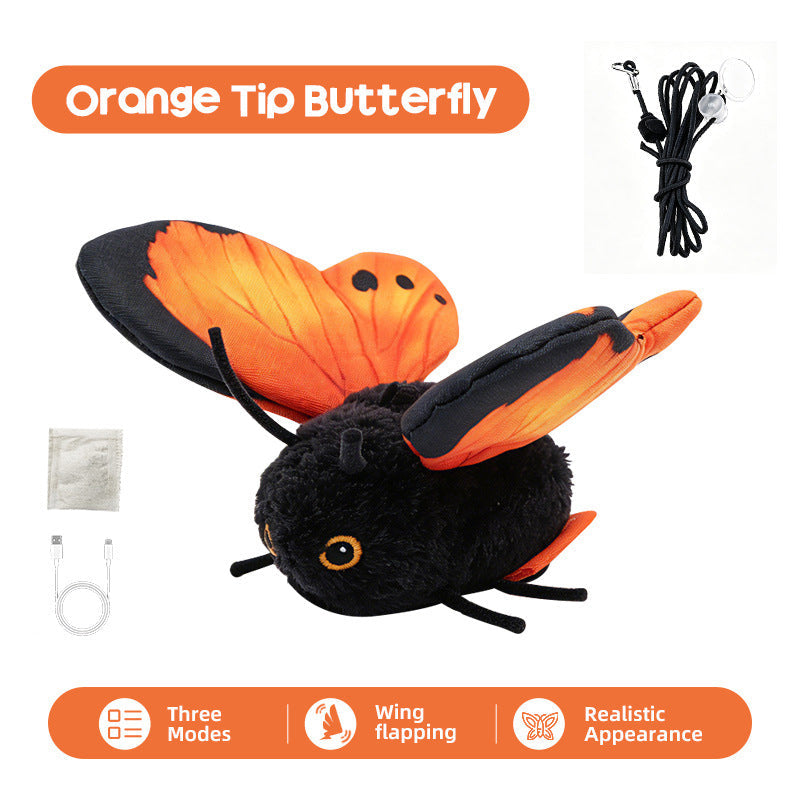 🦋 50% OFF! 🐱 Smart Sensing Butterfly Toy – Motion-activated & interactive cat fun ✨