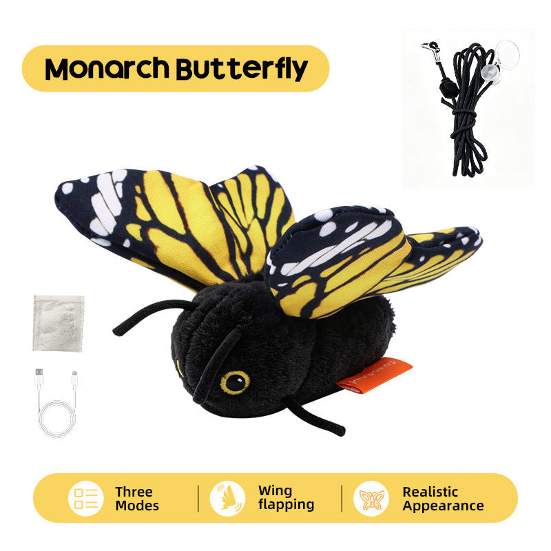🦋 50% OFF! 🐱 Smart Sensing Butterfly Toy – Motion-activated & interactive cat fun ✨
