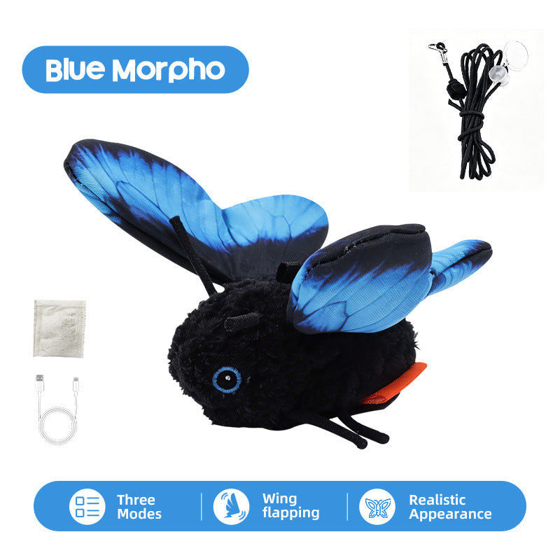 🦋 50% OFF! 🐱 Smart Sensing Butterfly Toy – Motion-activated & interactive cat fun ✨