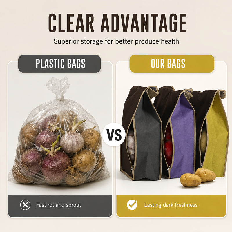 📢📢50% OFF !! ⏰ Breathable Potato and Onion Storage Bag🥔