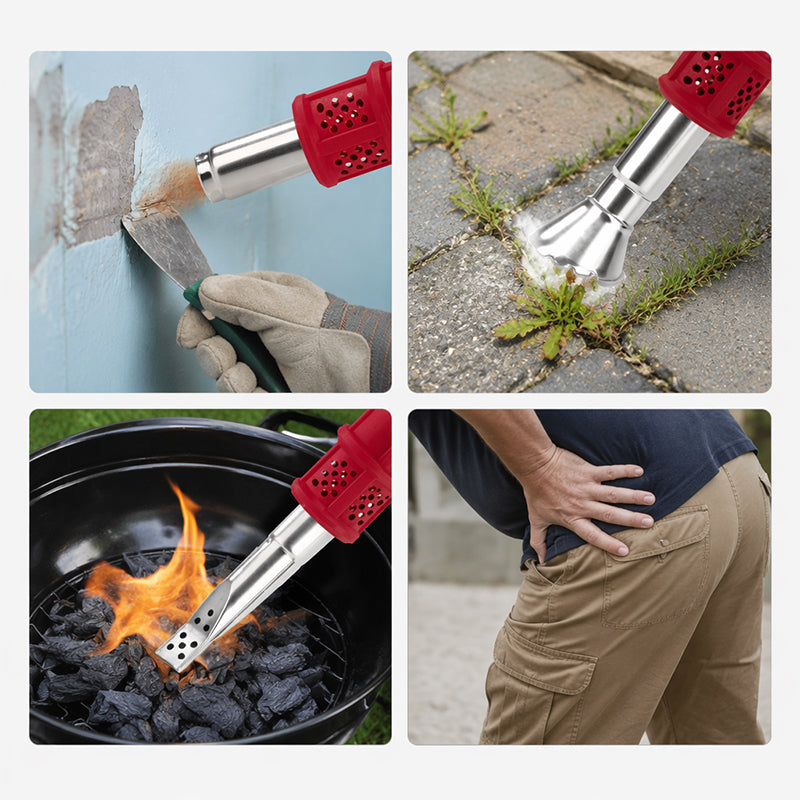 🌿 50% OFF !!!⏰Electric Weed Burner – 2000W High-Power Thermal Weed Killer for Patios, Driveways & Lawns